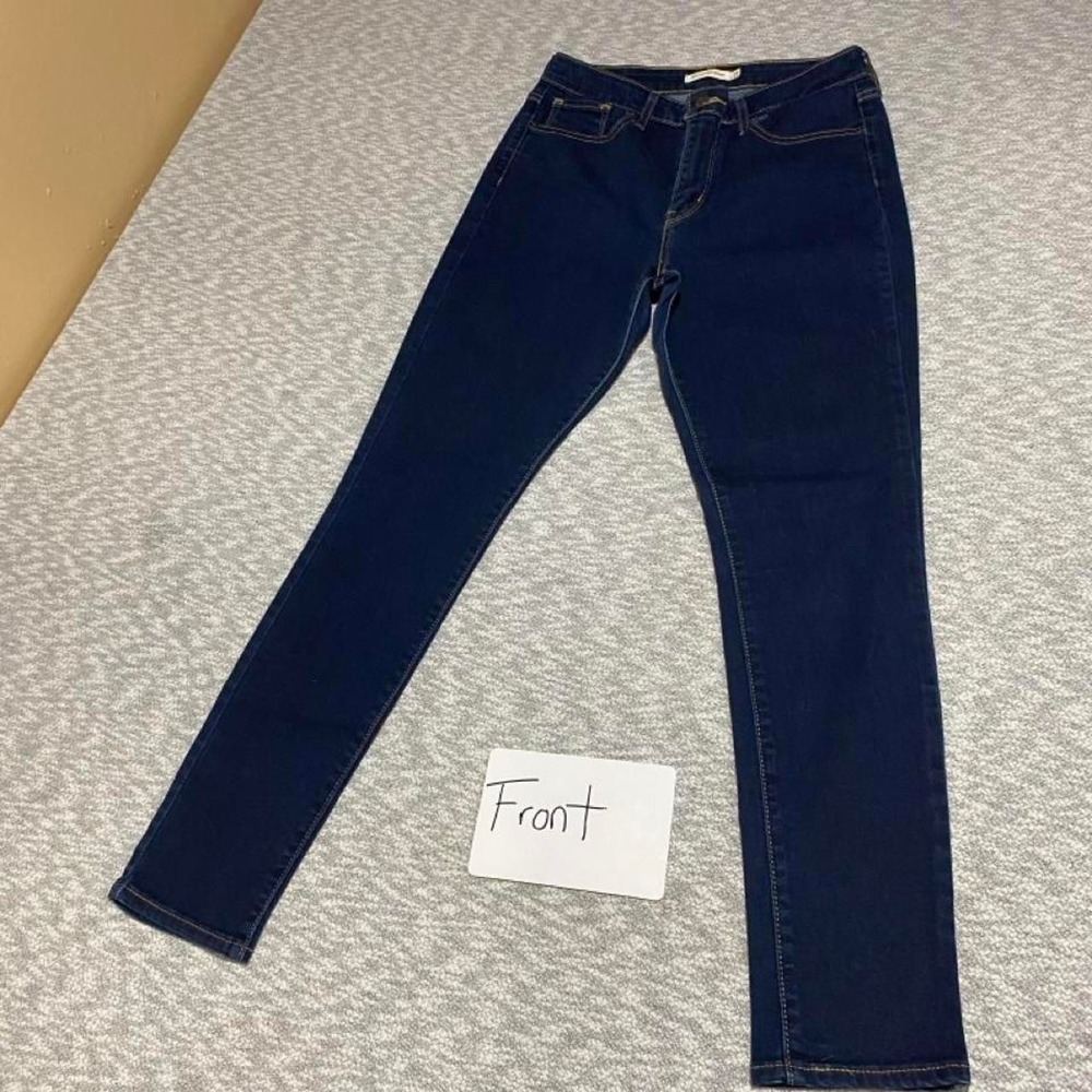 Levi's Navy blue denim skinny jeans 721 High Rise Women 28. SKU-C23#denim